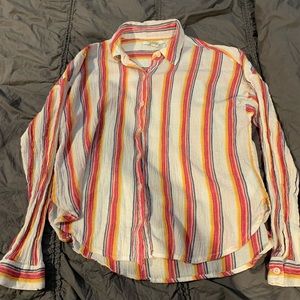 Forever 21 Colorful Button Up Shirt